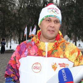 Генеральный директор ОАО «Курорты Северного Кавказа» стал участником Эстафеты Олимпийского огня «Сочи 2014»