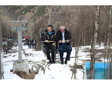 На курорте Армхи в Ингушетии открылась первая горнолыжная трасса